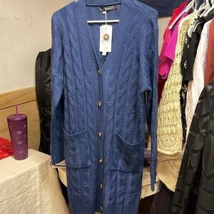 Merokeety Navy Cardigan